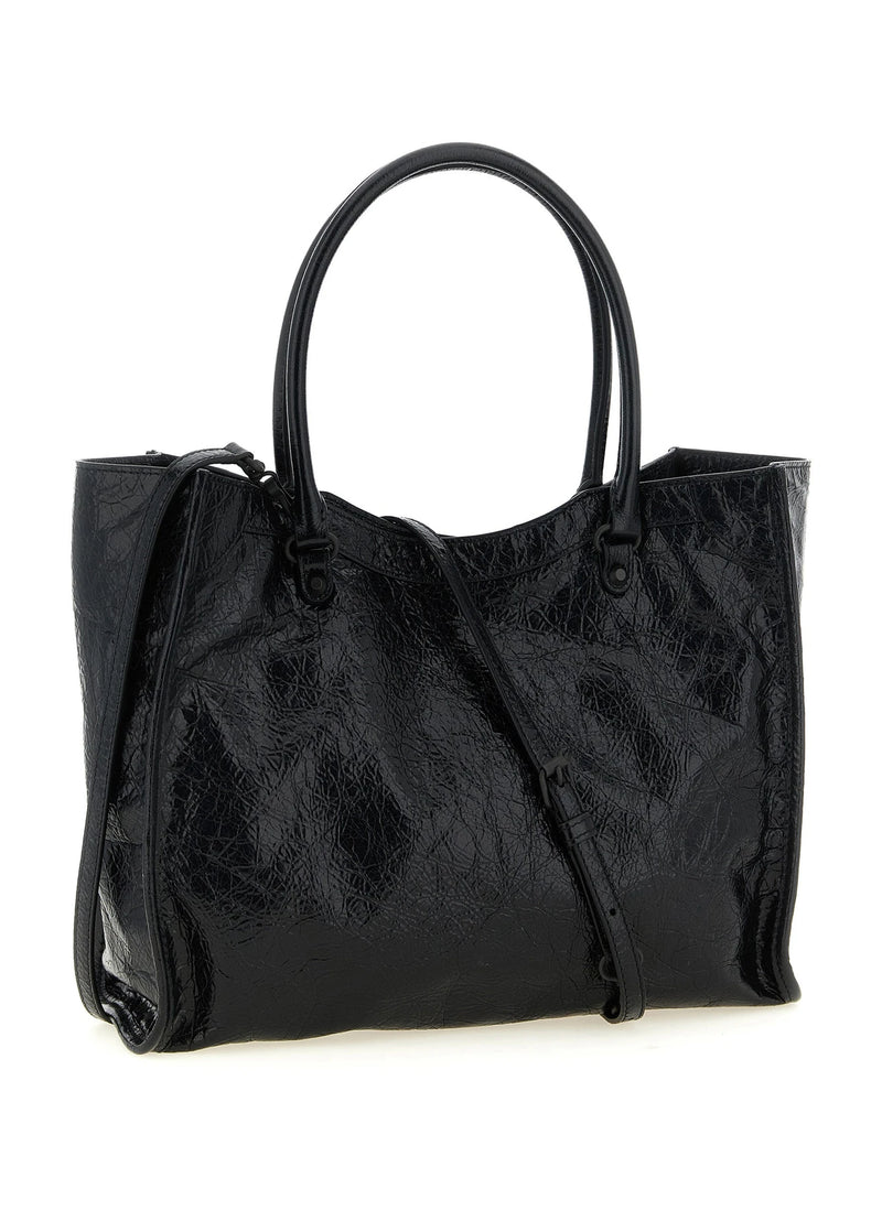 Balenciaga Tote Bag in black, Lamb Leather — view 2
