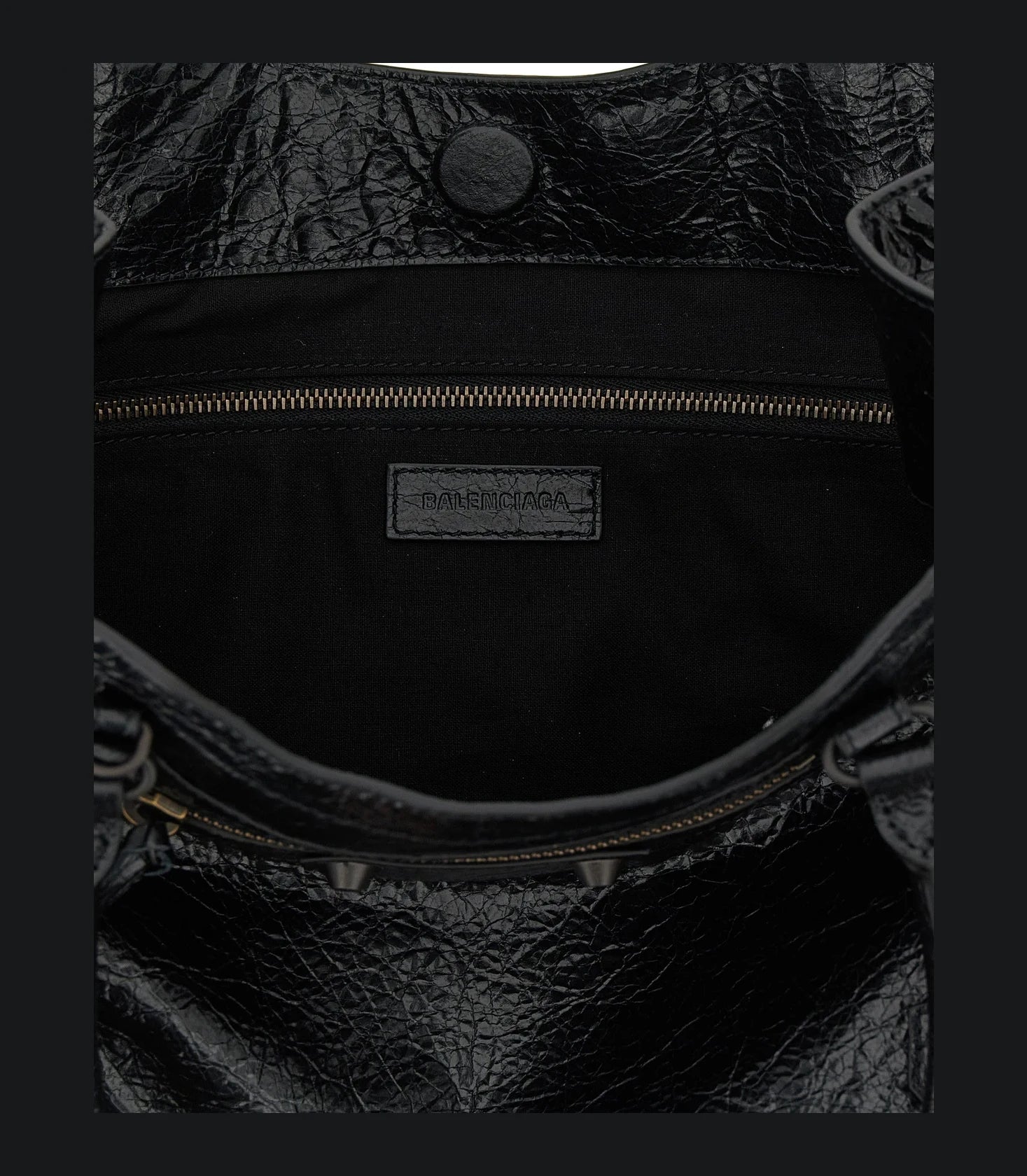Balenciaga Tote Bag in black, Lamb Leather — view 4