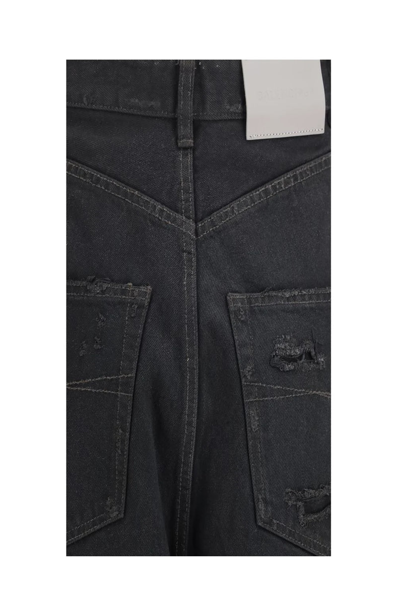 Balenciaga Trouser in black, Cotton — view 3