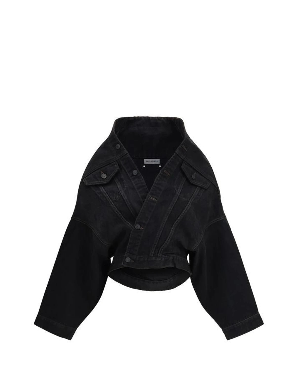 Balenciaga Trucker Jacket in black, Cotton