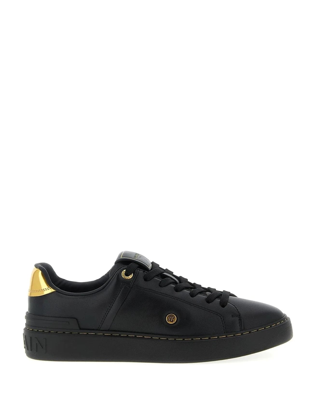 Balmain Sneakers in black, Lamb Leather