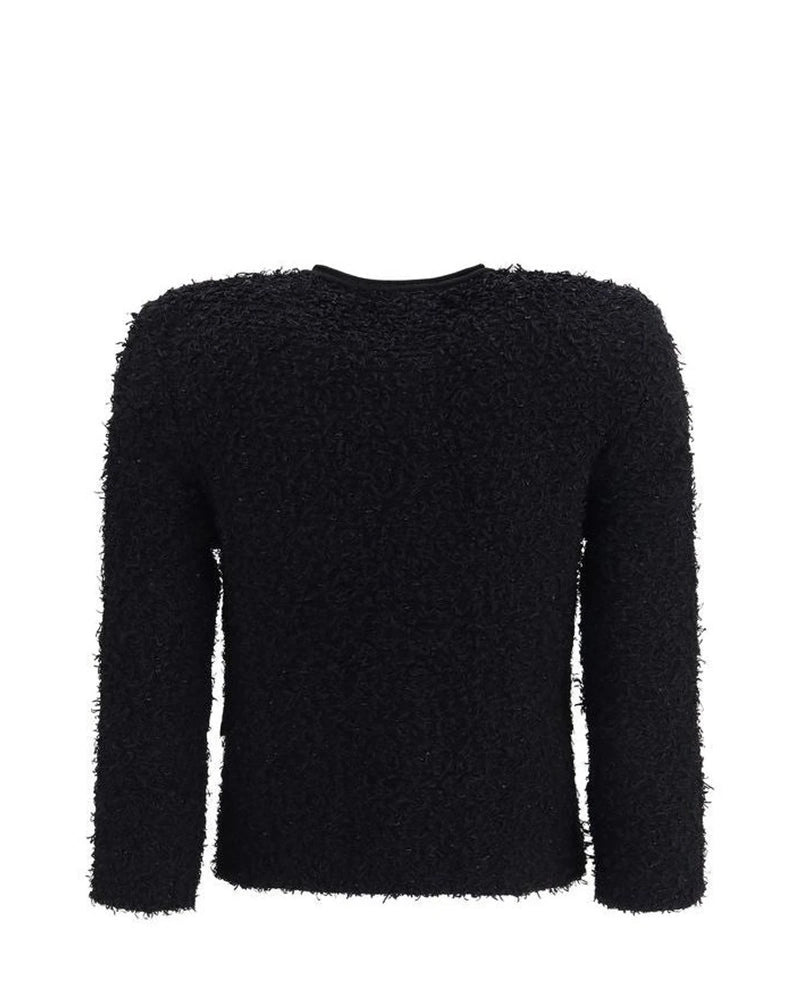 Balmain Bolero Jacket in black, Viscose — view 2
