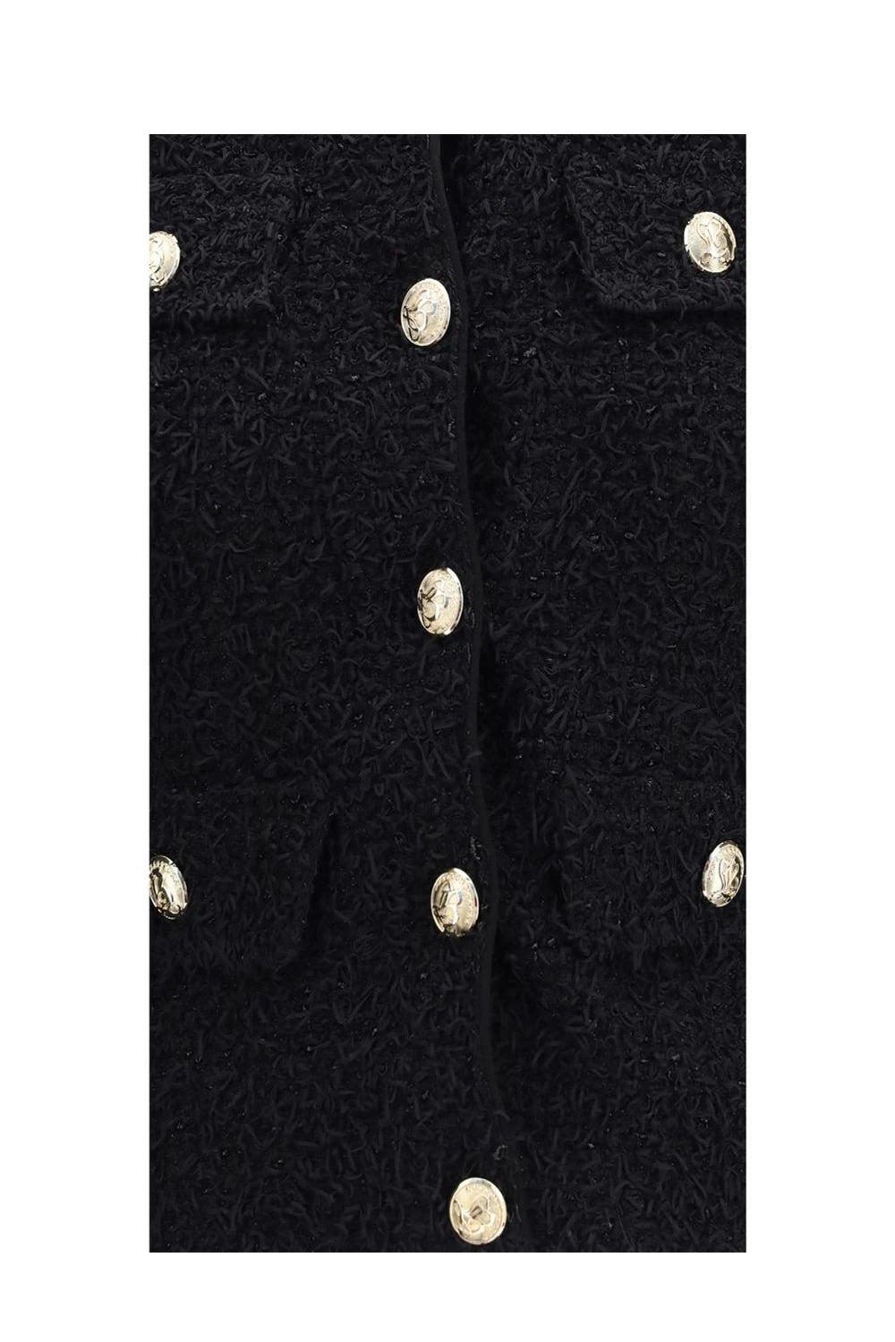 Balmain Bolero Jacket in black, Viscose — view 3