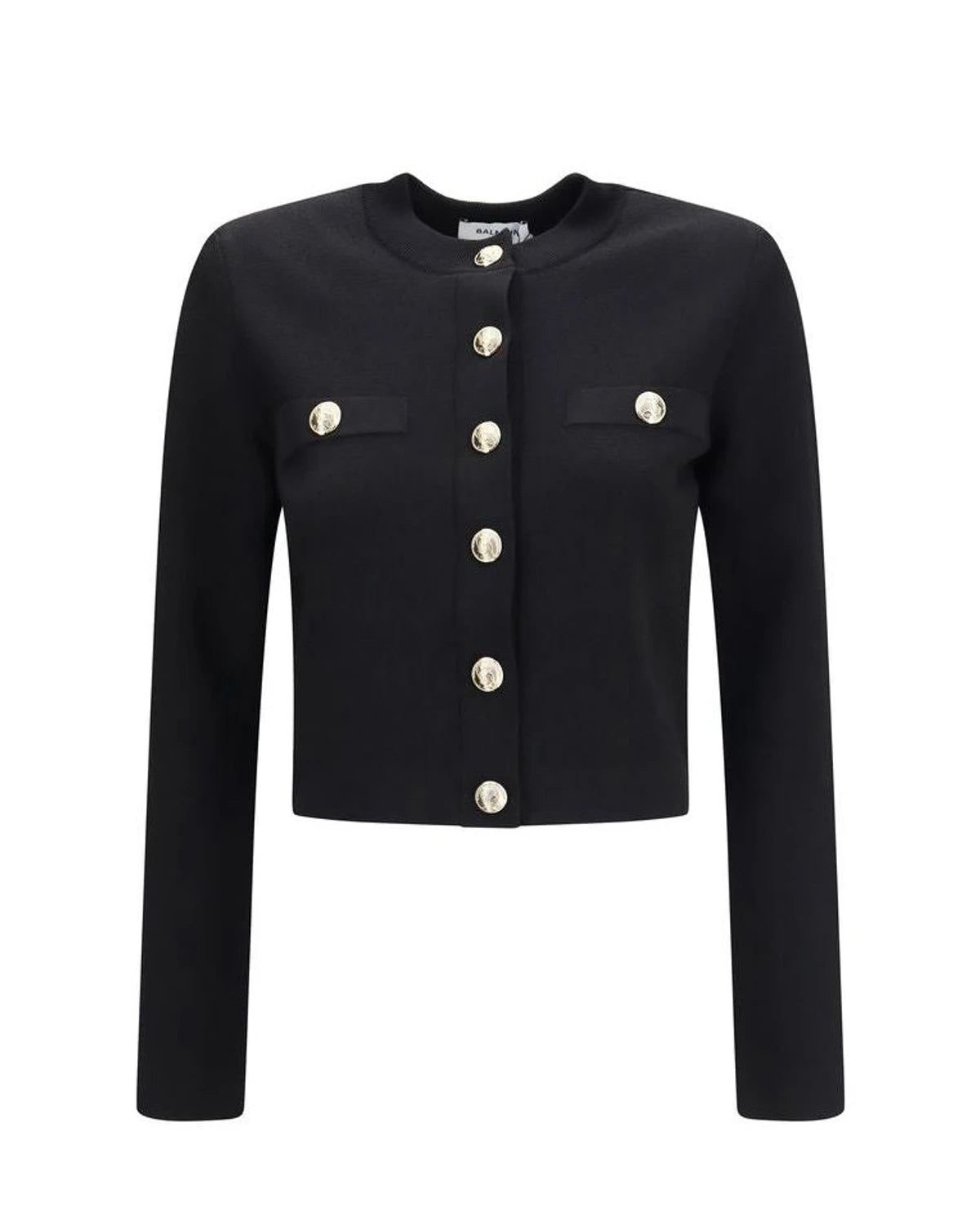 Balmain Cardigan in black, Viscose