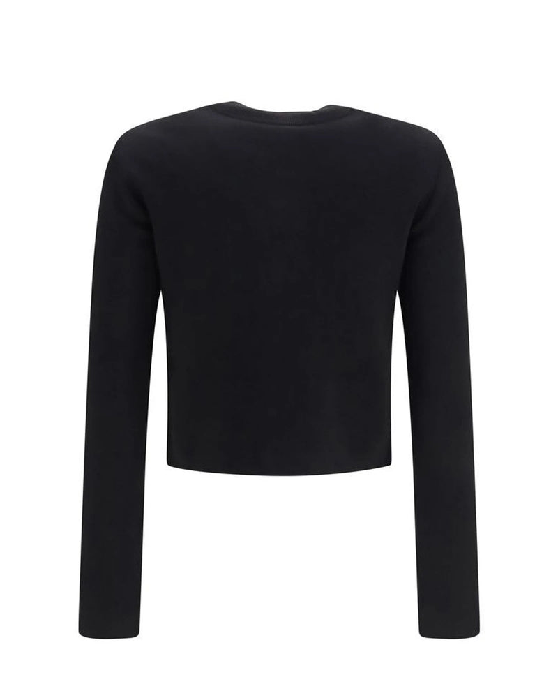 Balmain Cardigan in black, Viscose — view 2