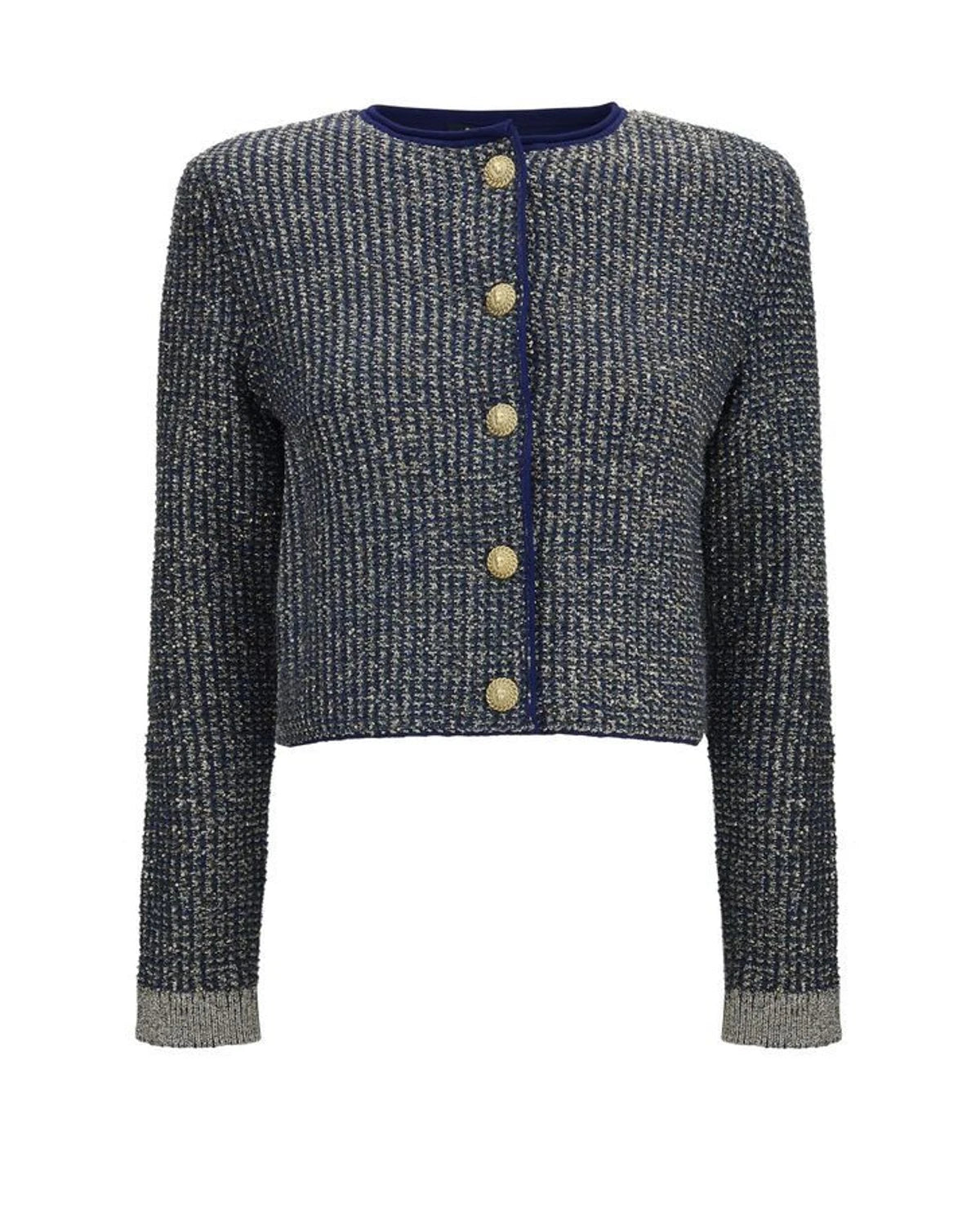 Balmain Cardigan in blue, Polyamide