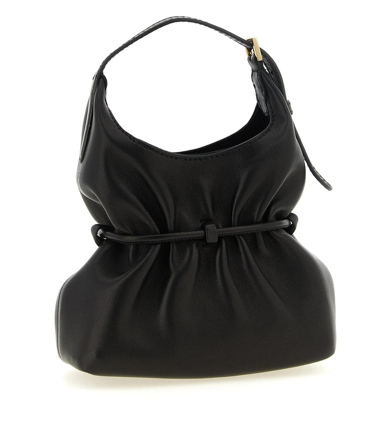 Balmain Hobo Bag in black, Lamb Leather — view 2