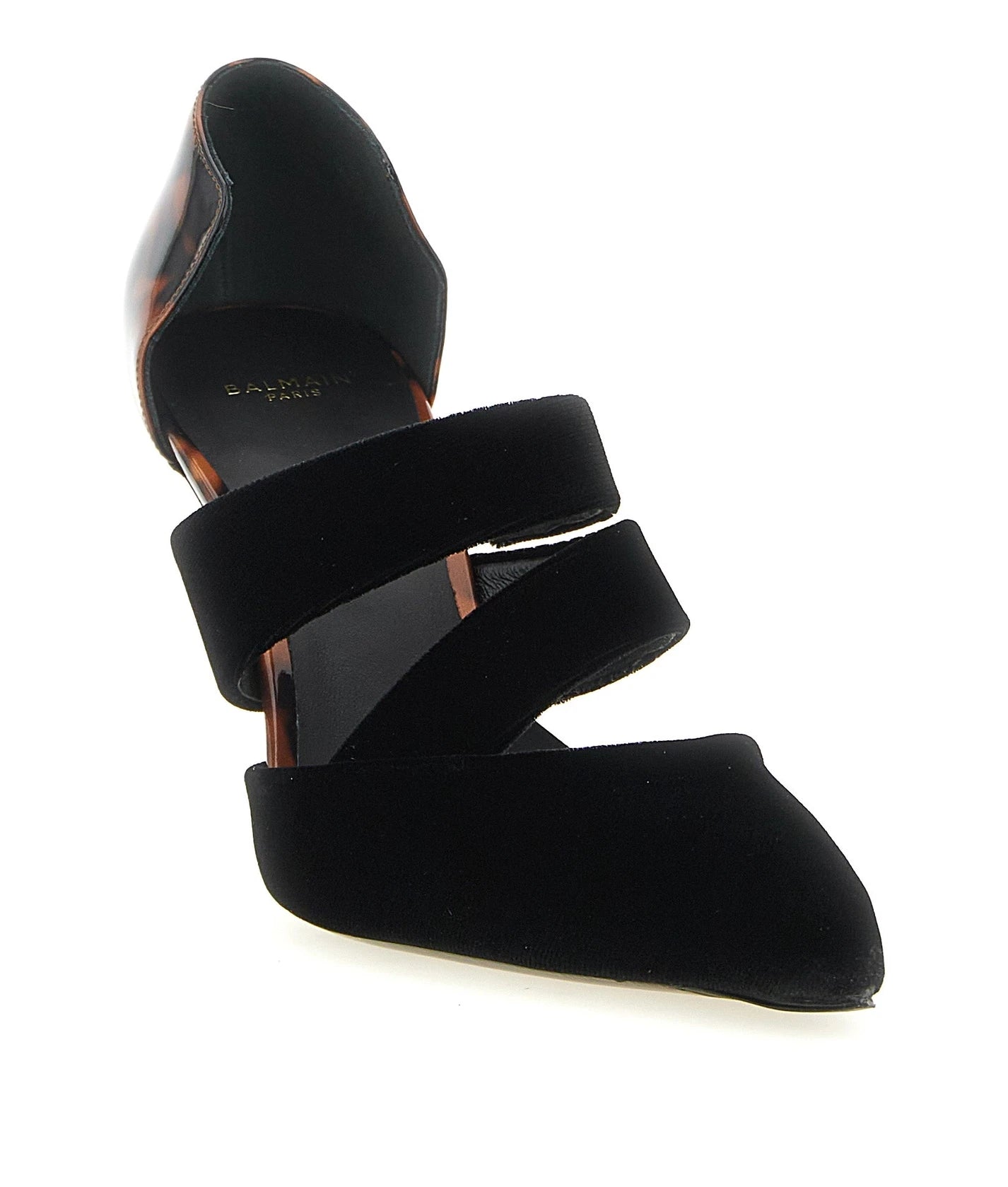Balmain Pumps in black, Viscose — view 2