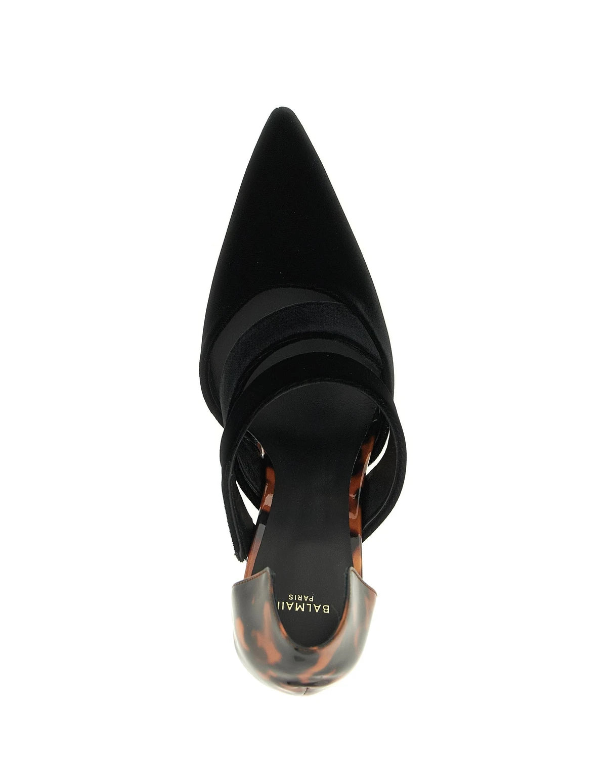 Balmain Pumps in black, Viscose — view 4