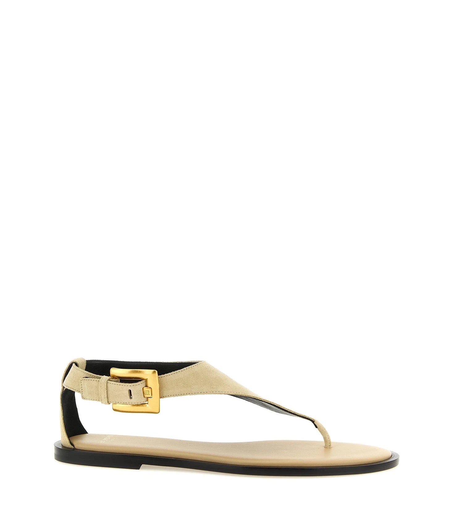 Balmain Sandals in beige, Calfskin Leather