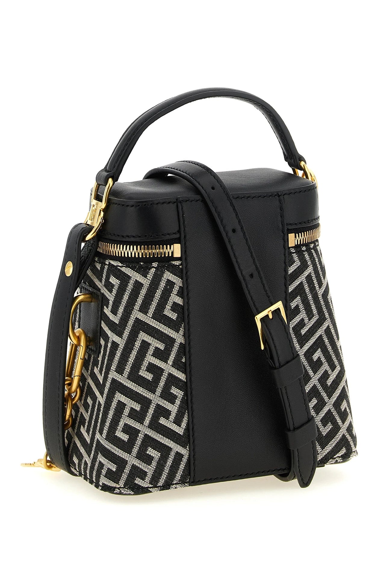 Balmain Satchel Bag in black, Polyester — view 2