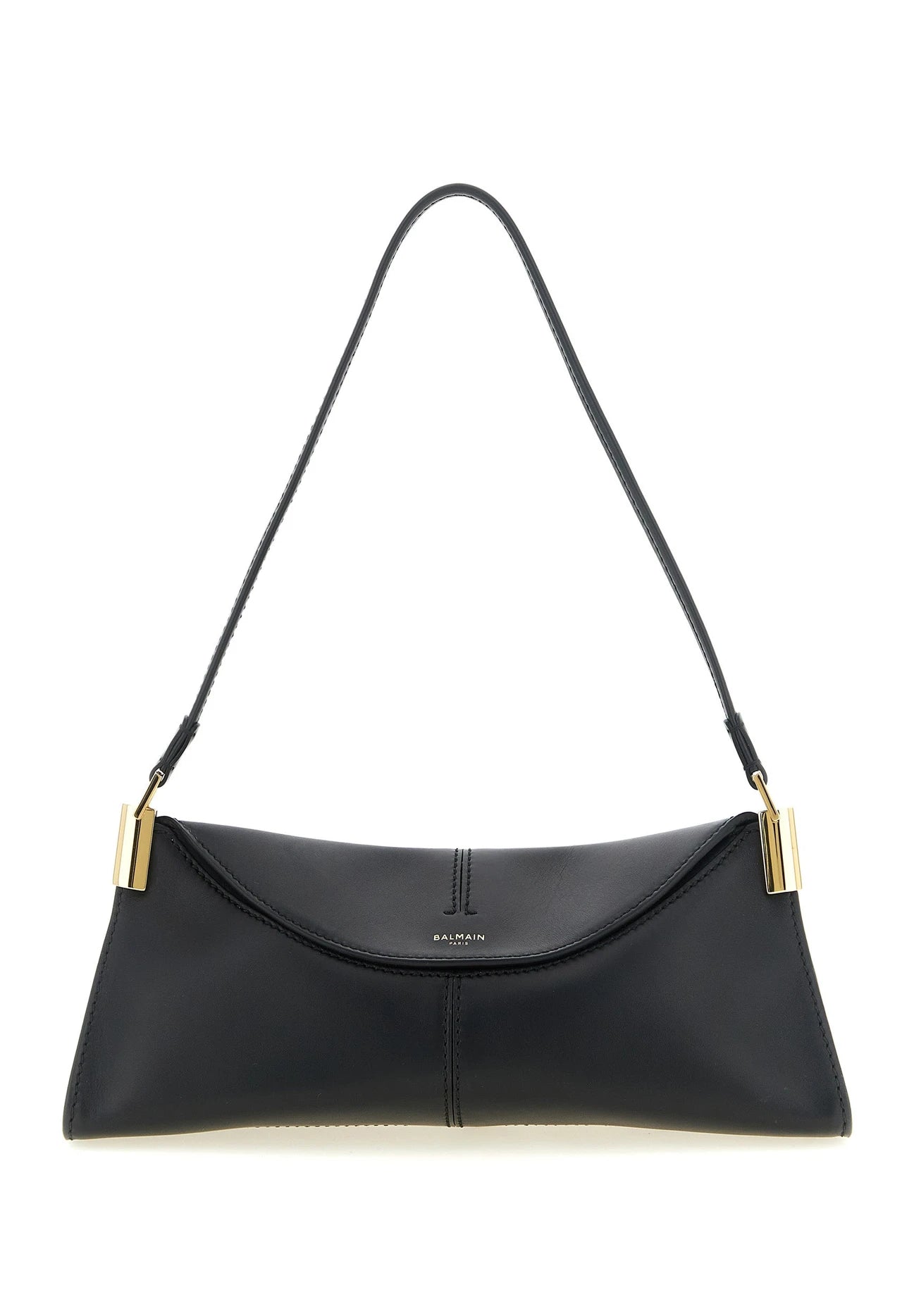 Balmain Shoulder Bag in black, Calfskin Leather