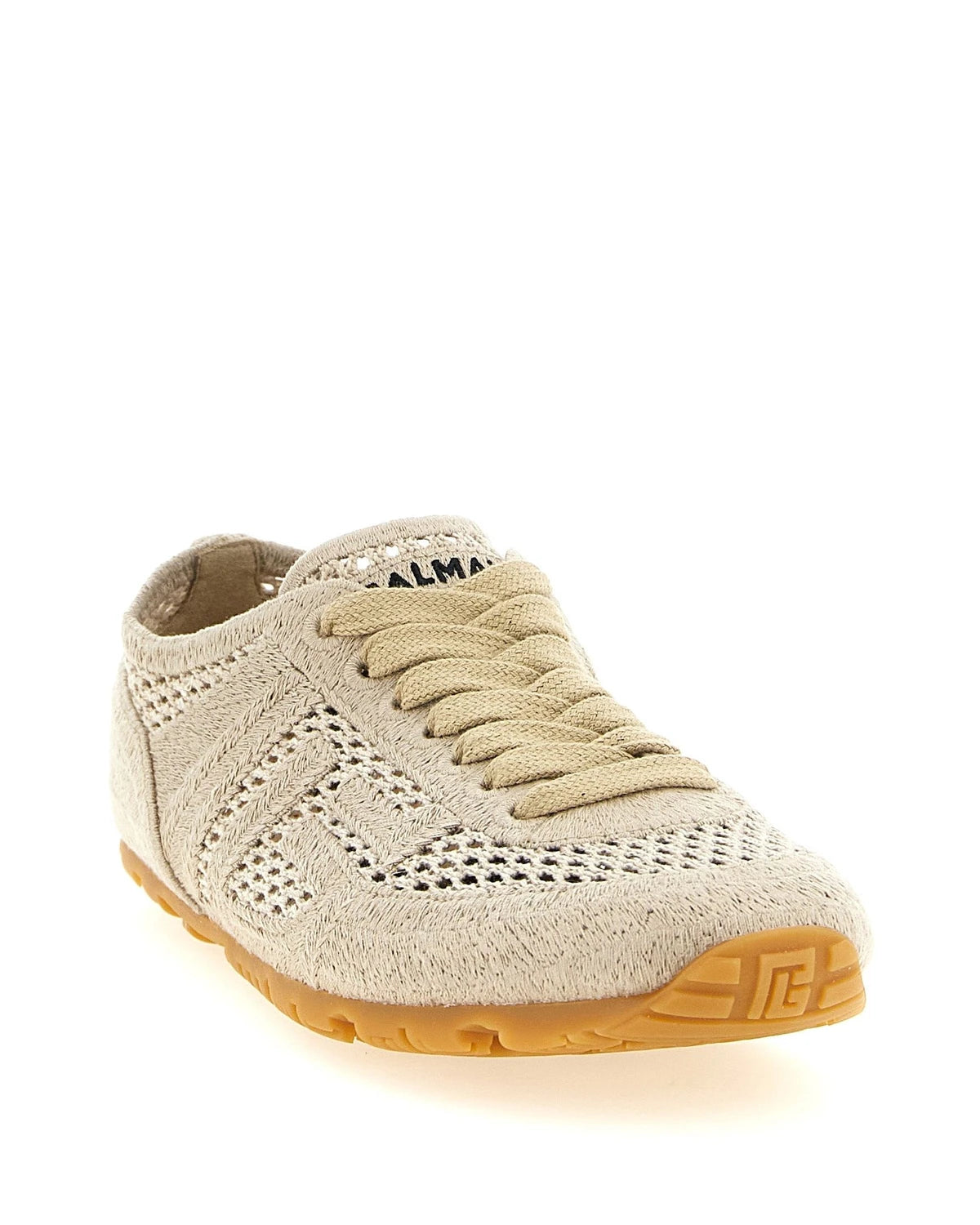 Balmain Sneakers in beige, Cotton — view 2
