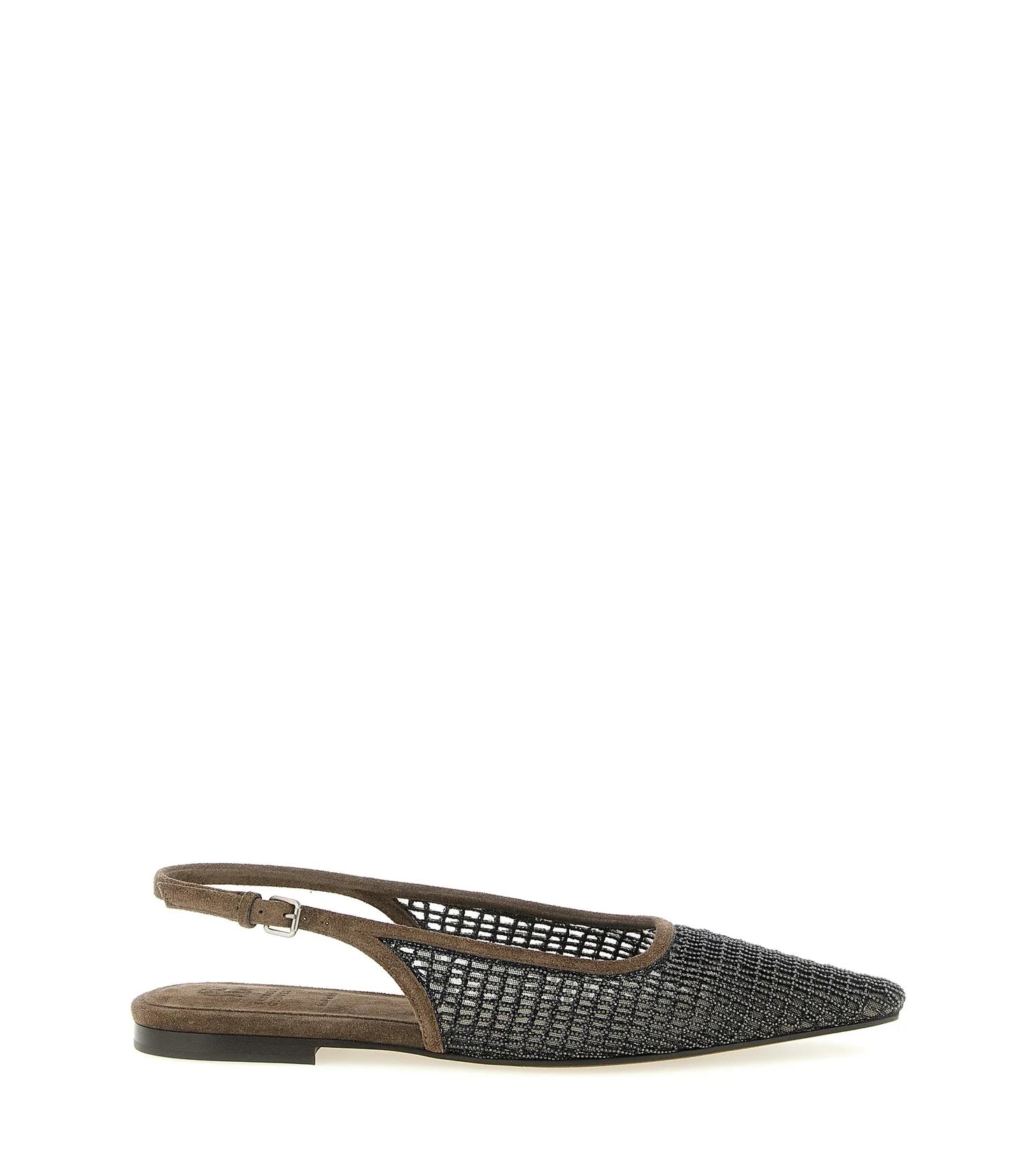 Brunello Cucinelli Ballet Flats in brown, Calfskin Leather