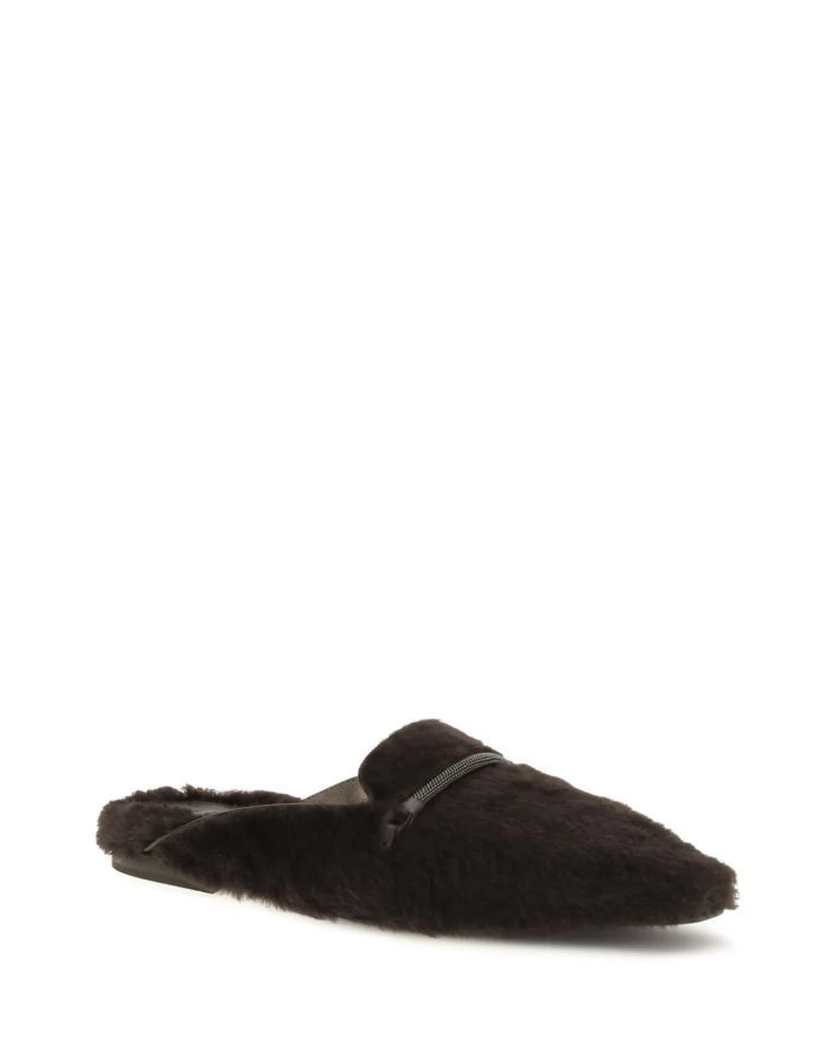 Brunello Cucinelli Ballet Flats in brown, Fur — view 2
