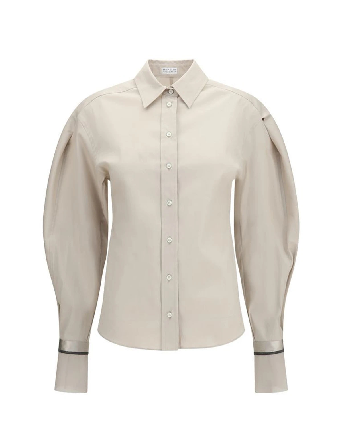 Brunello Cucinelli Blouse in beige, Cotton