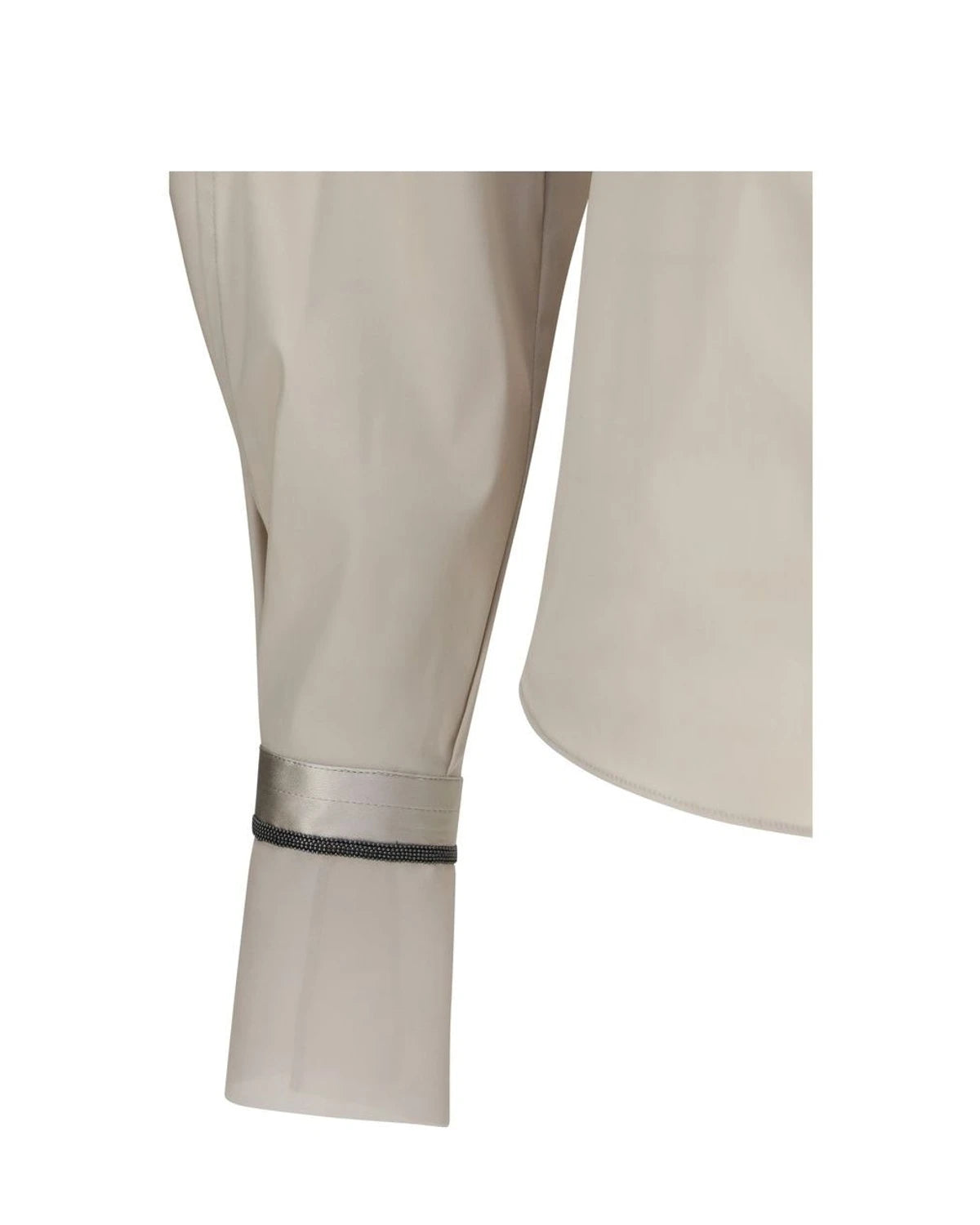 Brunello Cucinelli Blouse in beige, Cotton — view 3