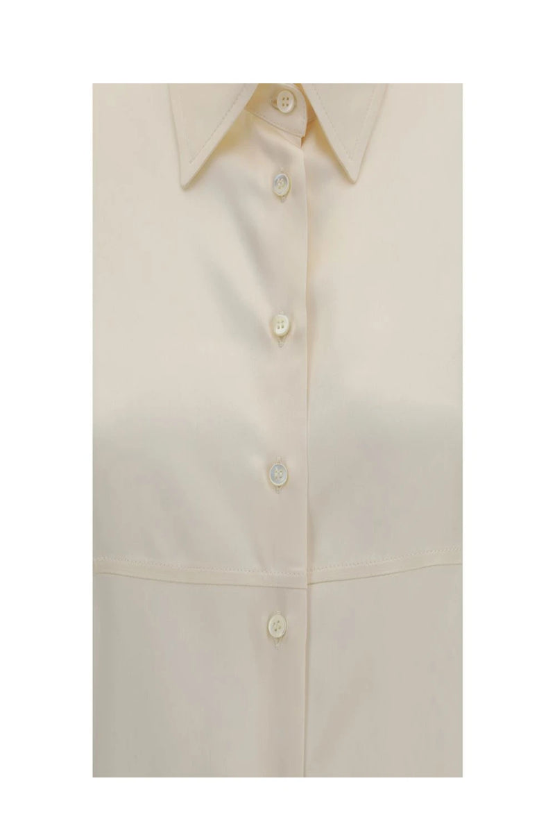 Brunello Cucinelli Blouse in beige, Silk — view 3