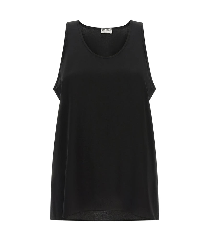 Brunello Cucinelli Blouse in black, Silk