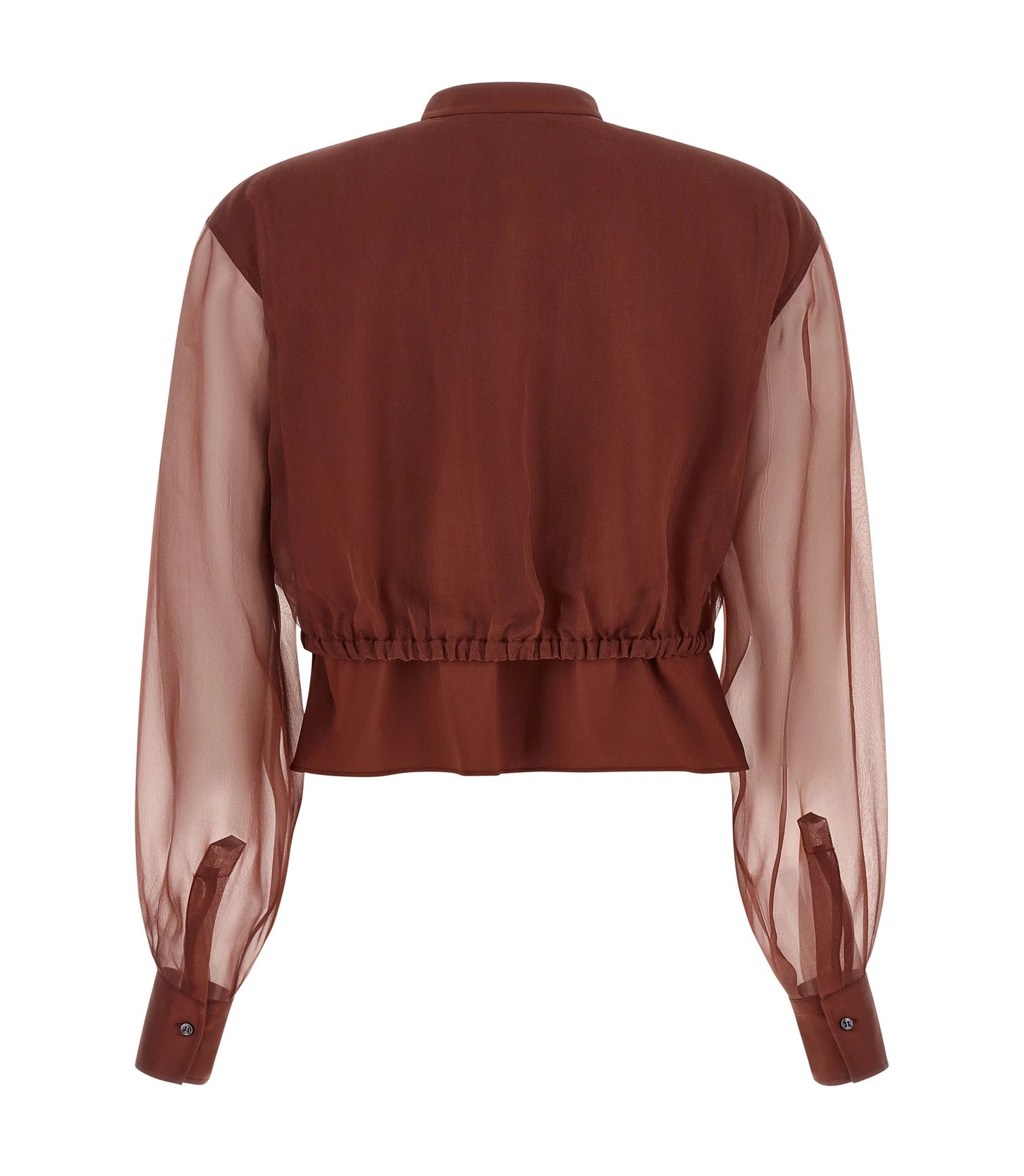 Brunello Cucinelli Blouse in brown, Cotton — view 2
