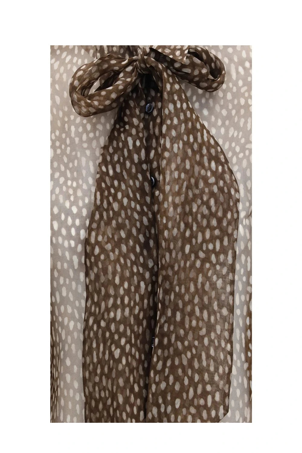 Brunello Cucinelli Blouse in brown, Silk — view 3