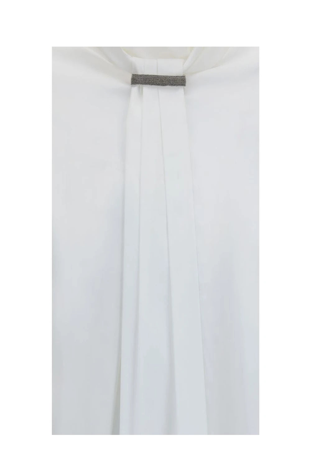 Brunello Cucinelli Blouse in white, Cotton — view 3