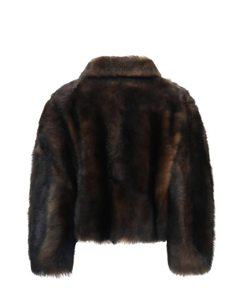 Brunello Cucinelli Bolero Jacket in brown — view 2