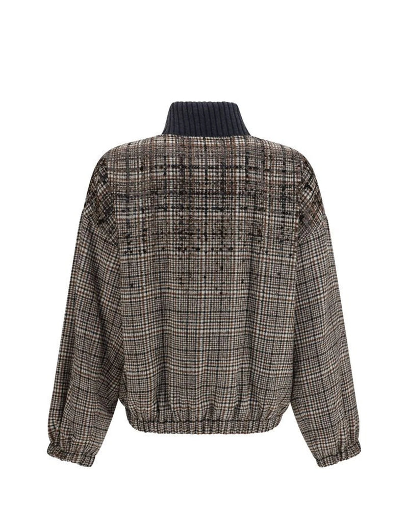 Brunello Cucinelli Bomber Jacket in beige, Polyamide — view 2