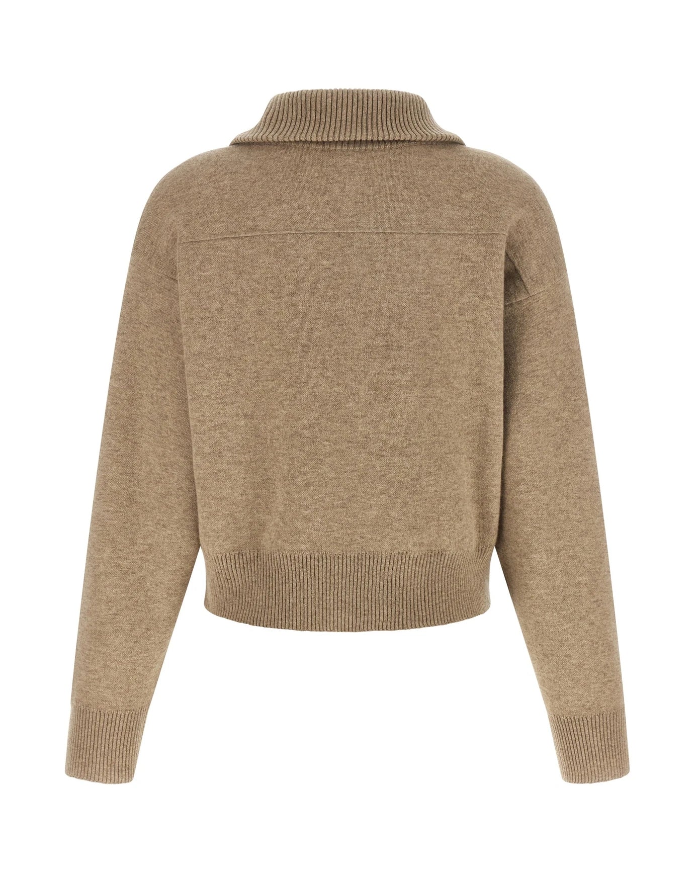 Brunello Cucinelli Cardigan in beige, Wool — view 2