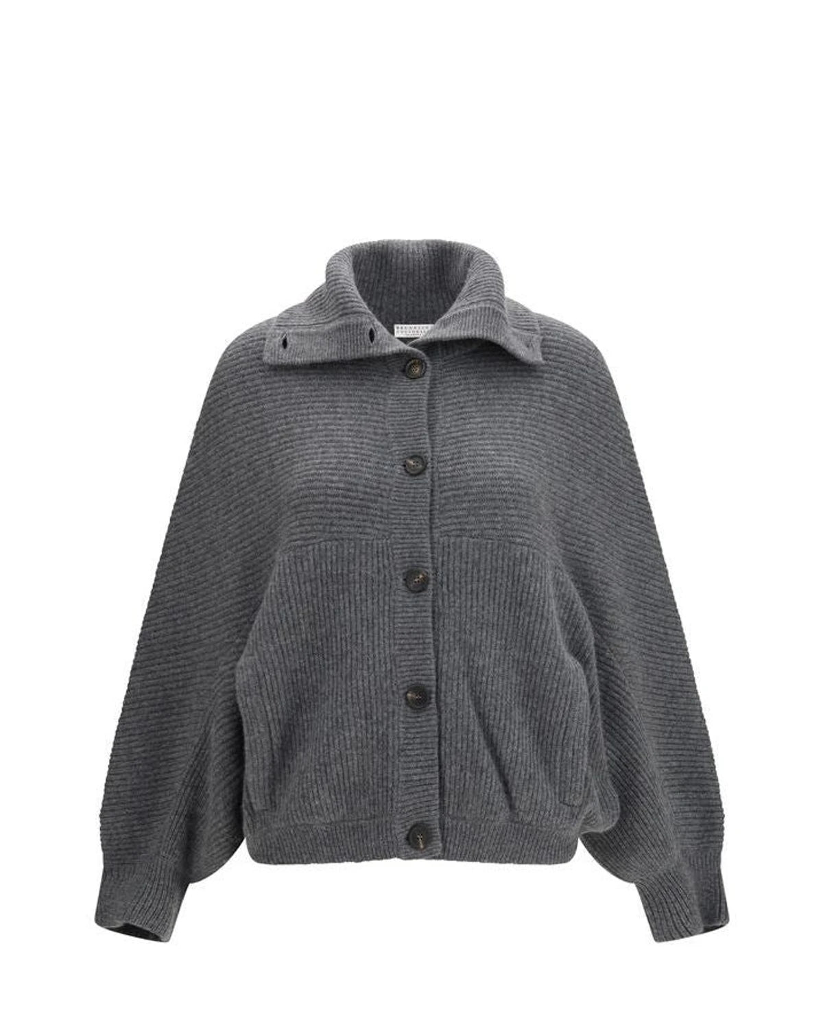 Brunello Cucinelli Cardigan in gray, Kashmir