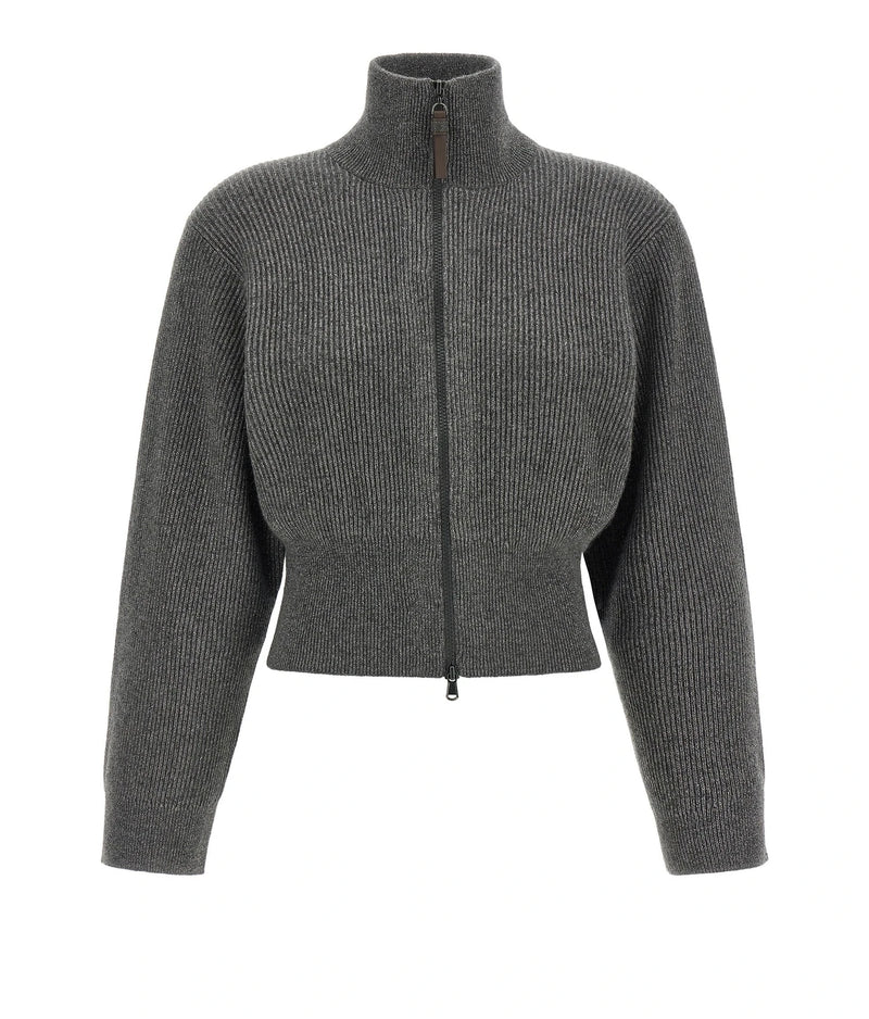 Brunello Cucinelli Cardigan in gray