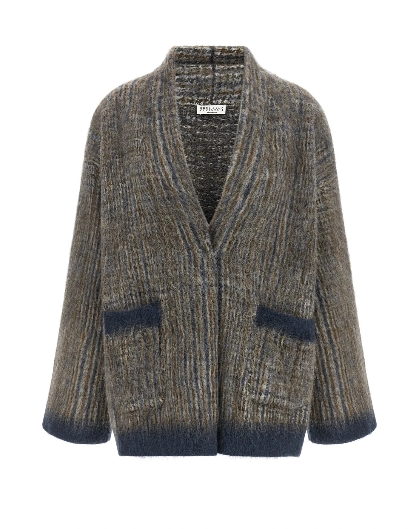Brunello Cucinelli Cardigan in gray — view 2