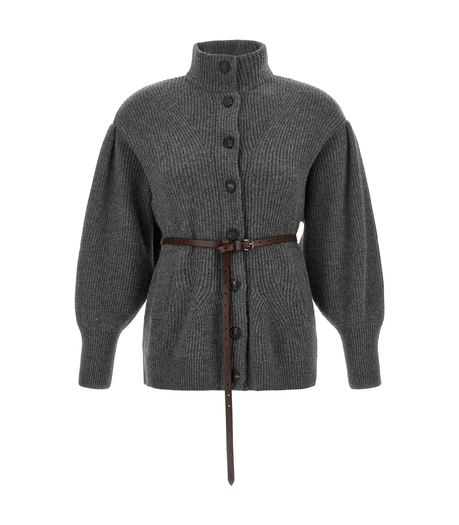 Brunello Cucinelli Cardigan in gray, Virgin Wool