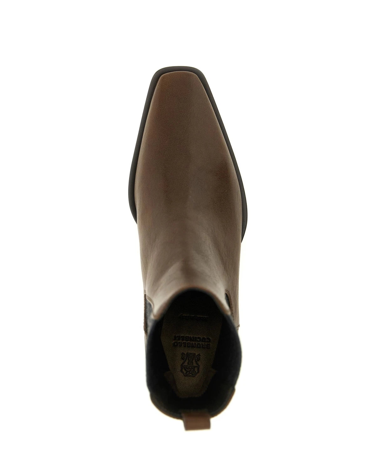 Brunello Cucinelli Chelsea Boots in brown, Cow Leather — view 4