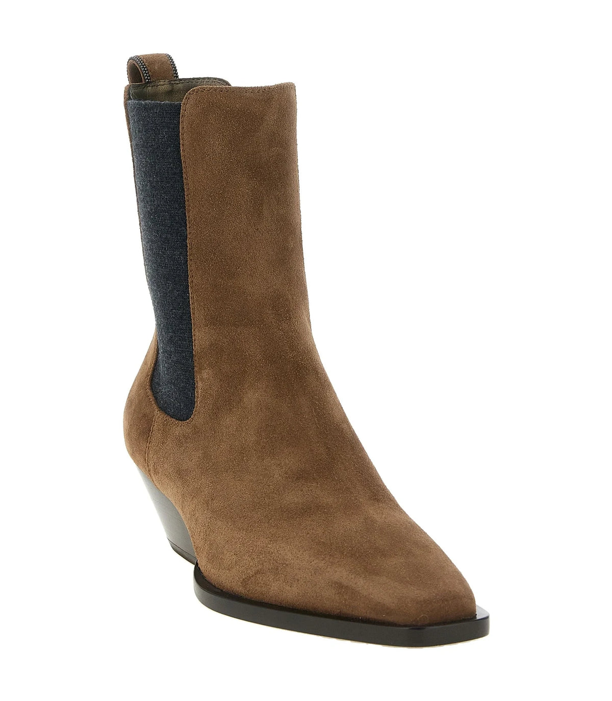Brunello Cucinelli Chelsea Boots in brown — view 2
