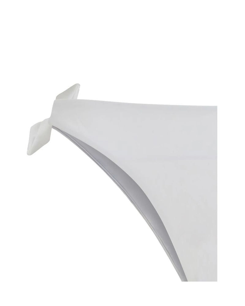 Brunello Cucinelli Classic Bikini in white, Polyamide — view 3