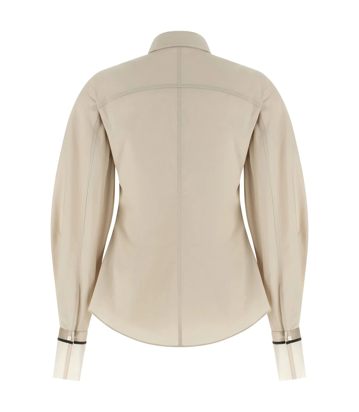 Brunello Cucinelli Dress Shirt in beige, Cotton — view 2