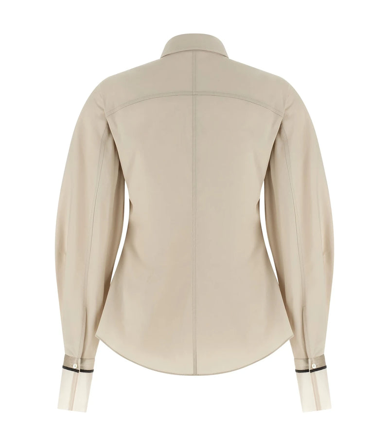 Brunello Cucinelli Dress Shirt in beige, Cotton — view 2