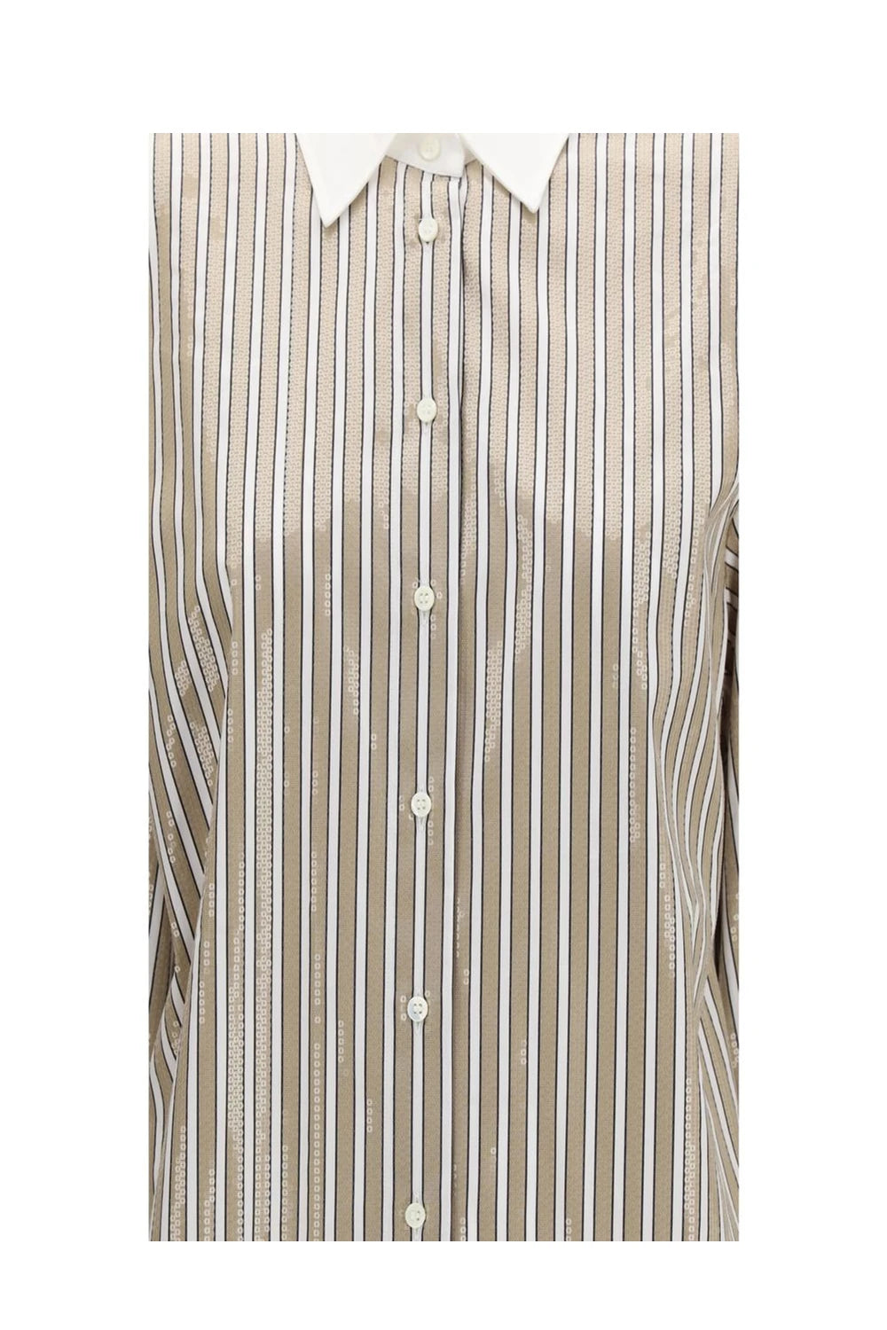Brunello Cucinelli Dress Shirt in beige, Cotton — view 3