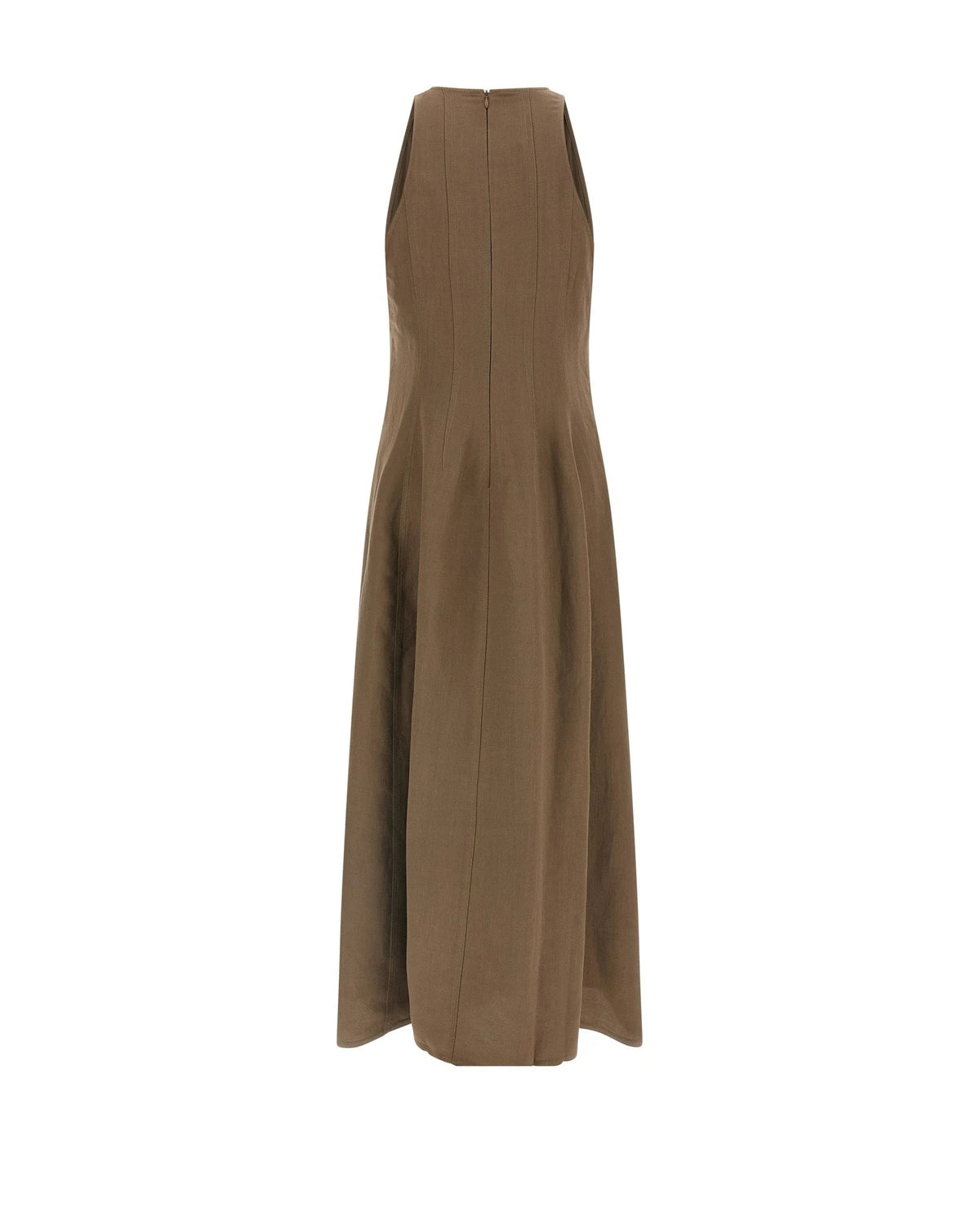 Brunello Cucinelli Dresse in brown, Viscose — view 2