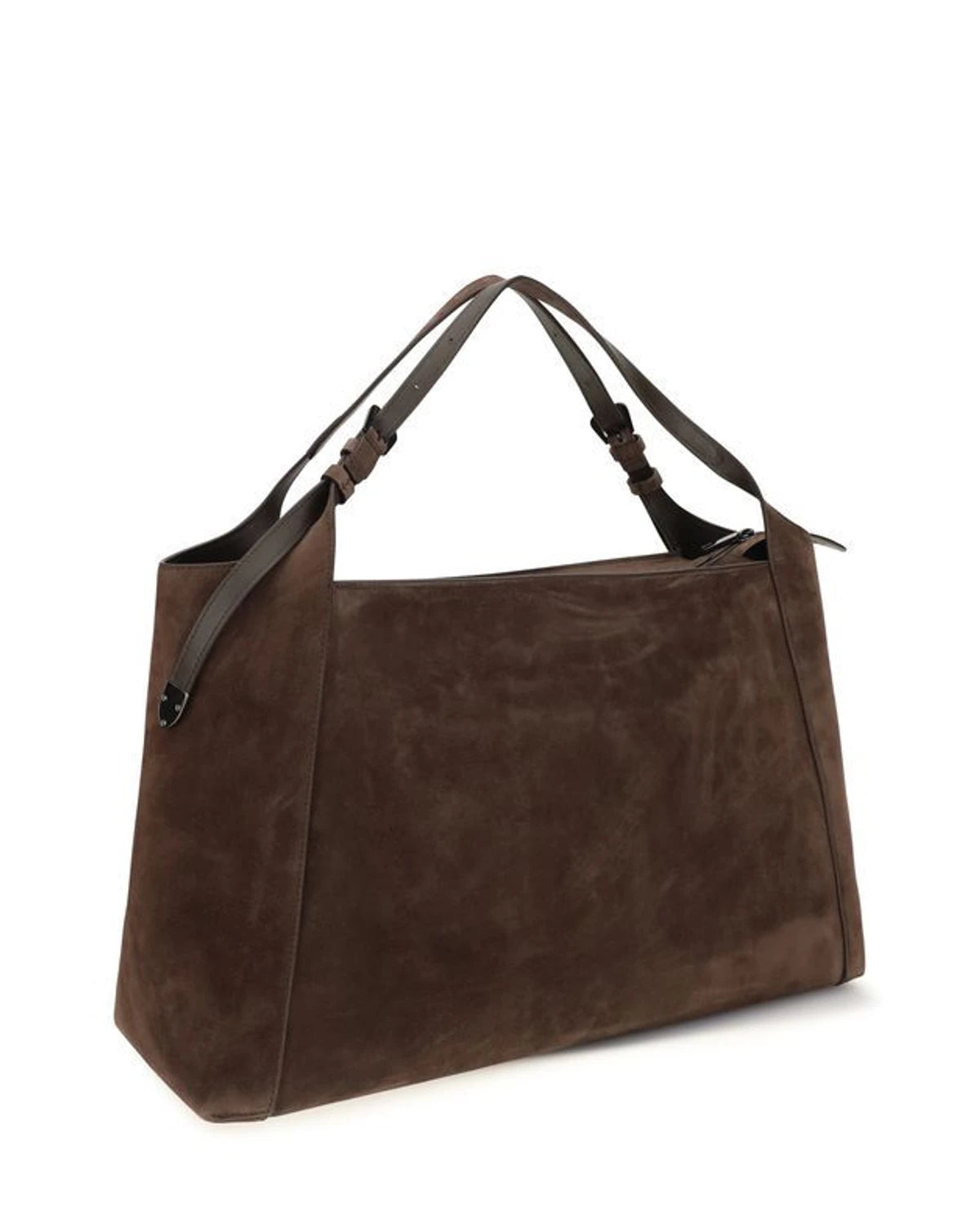 Brunello Cucinelli Hobo Bag in brown, Suede — view 3