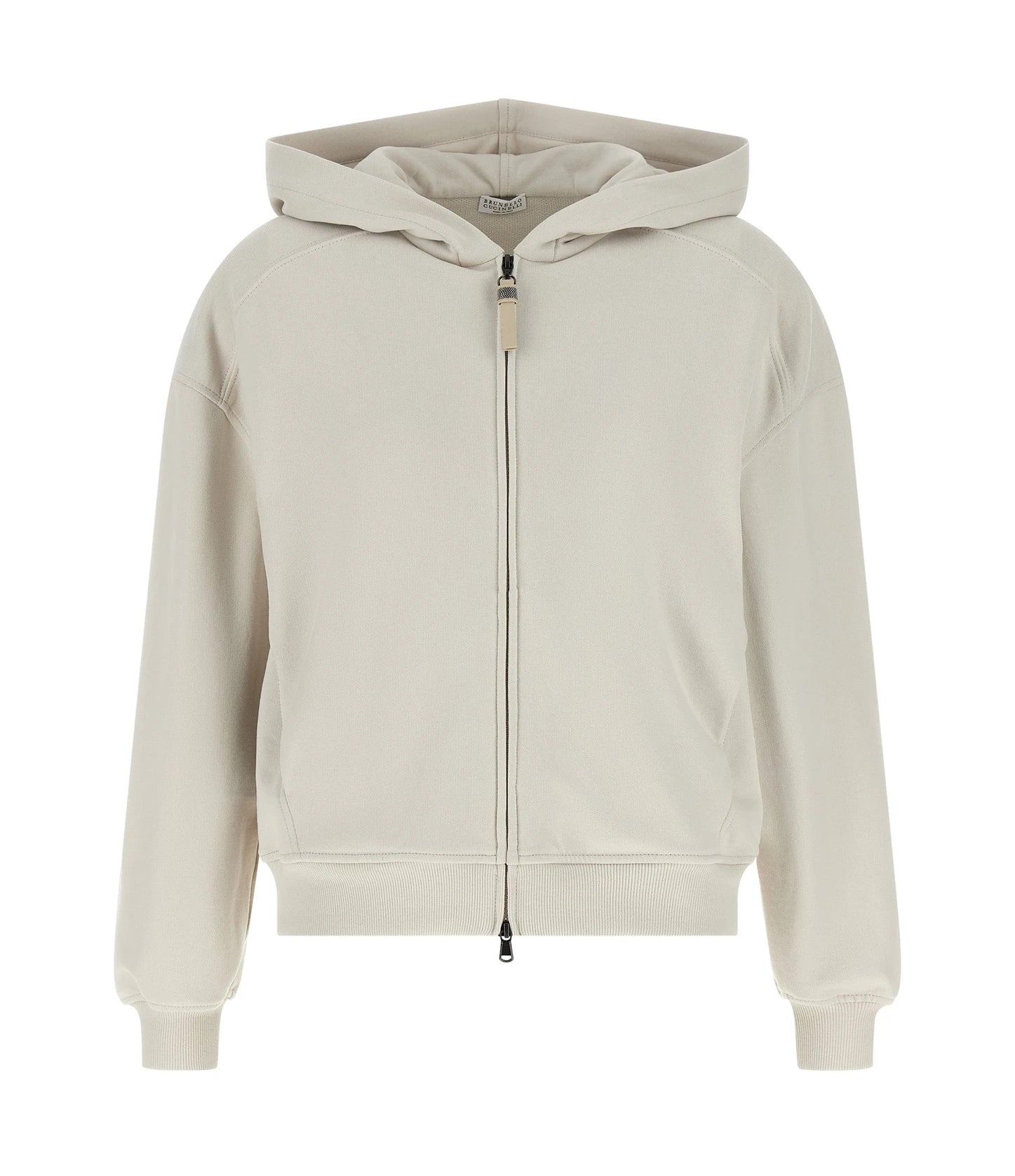 Brunello Cucinelli Hoodie in beige, Cotton