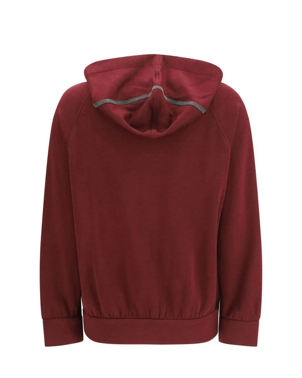 Brunello Cucinelli Hoodie in red, Cotton — view 2