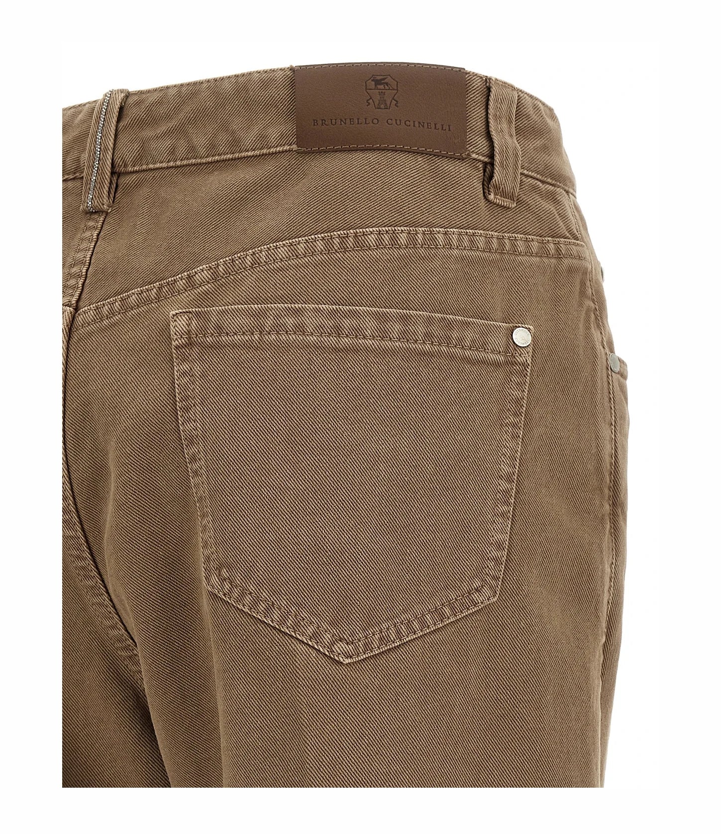 Brunello Cucinelli Jean in beige, Cotton — view 4