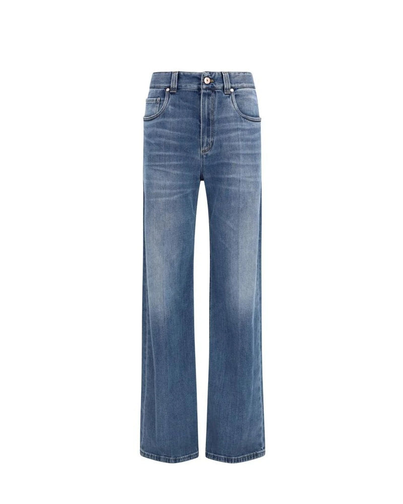 Brunello Cucinelli Jean in blue, Cotton