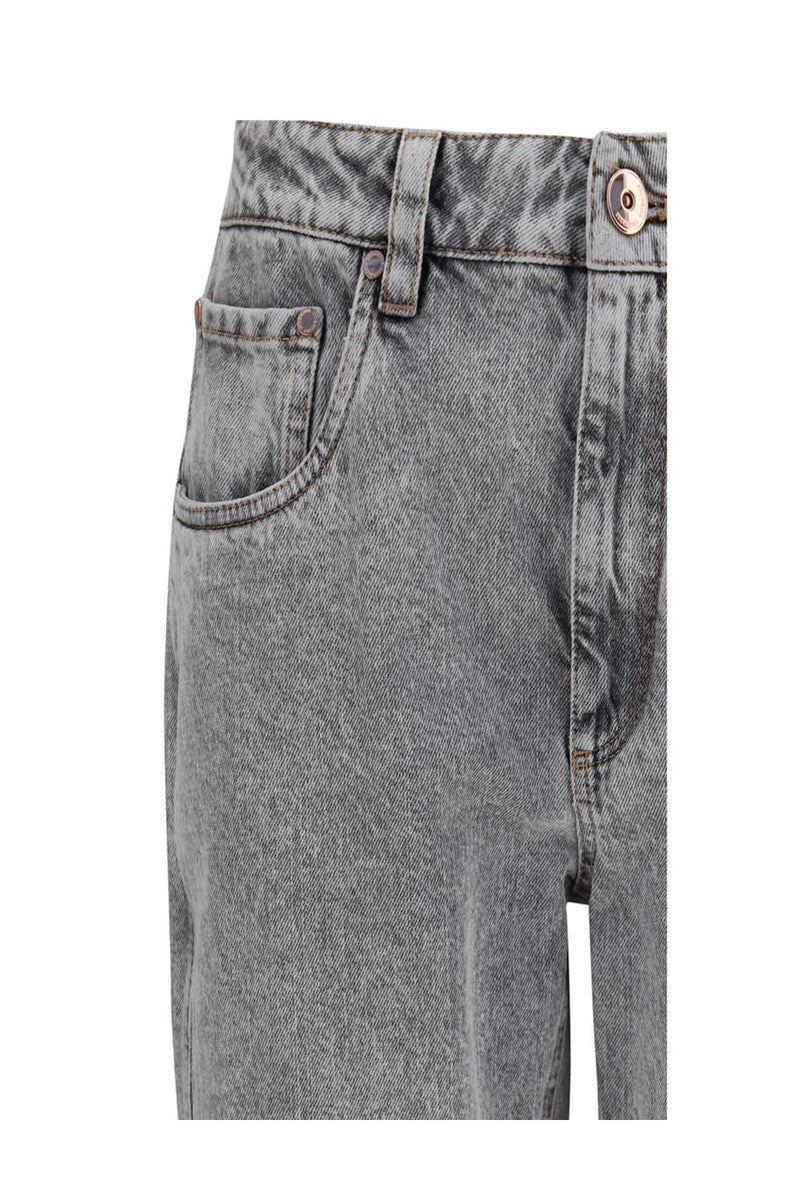 Brunello Cucinelli Jean in gray, Cotton — view 3