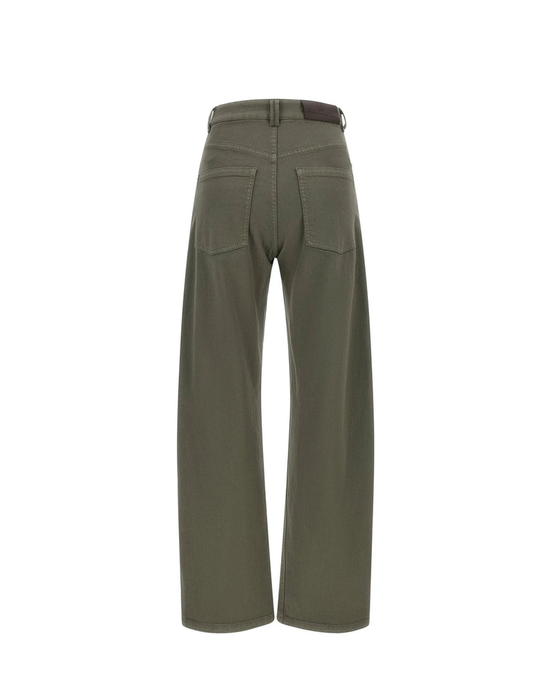 Brunello Cucinelli Jean in green, Cotton — view 2