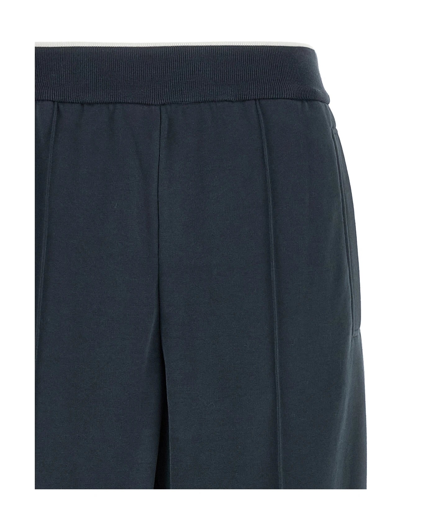 Brunello Cucinelli Jogger in blue, Cotton — view 3