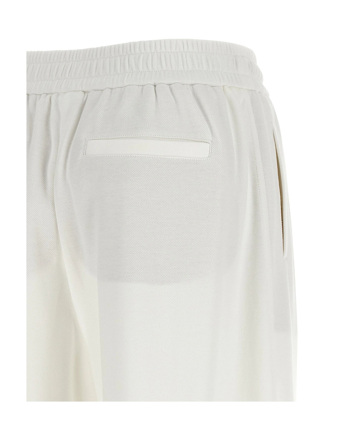 Brunello Cucinelli Jogger in white, Cotton — view 4