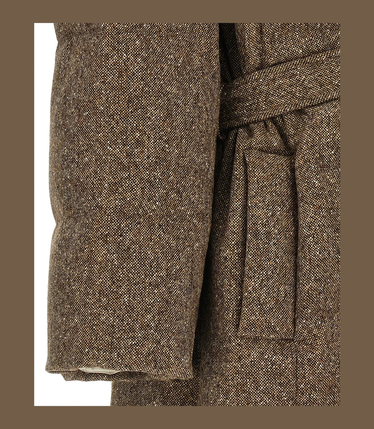 Brunello Cucinelli Overcoat in brown, Virgin Wool — view 4